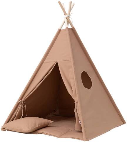 Béžový teepee stan — Kidsy