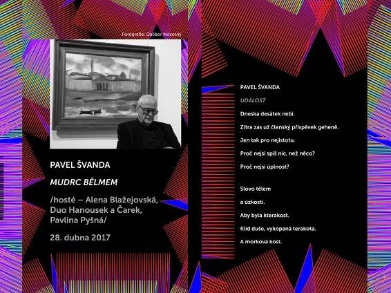 Básníci v prostoru Zlín 2017: Pavel Švanda