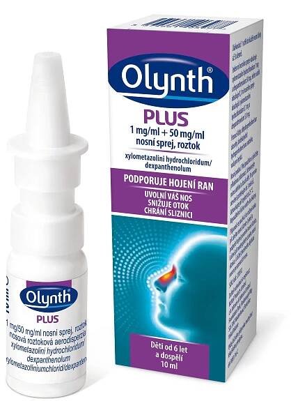OLYNTH® PLUS 1 mg/ml + 50 mg/ml nosní sprej, roztok 10 ml