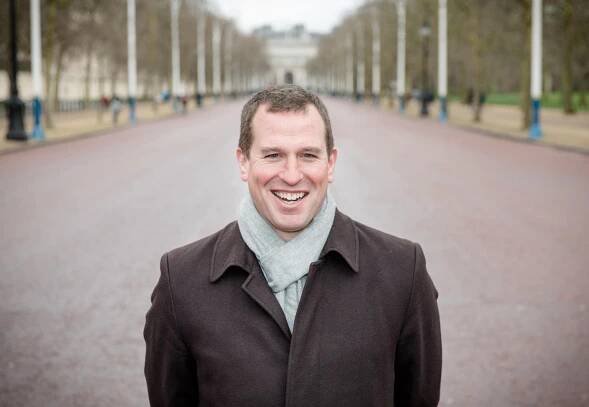 Peter Phillips is the 16th in line to the throne.