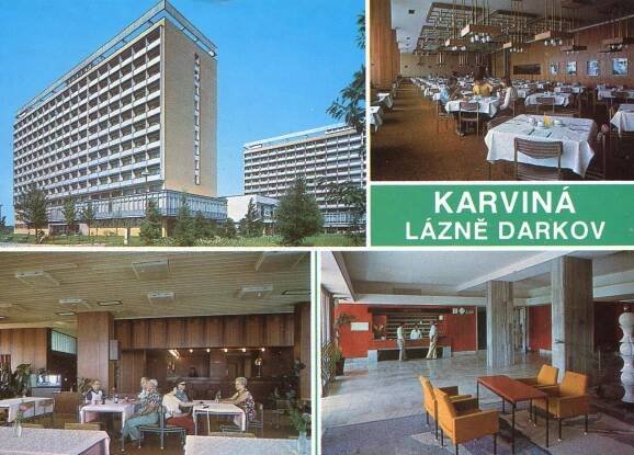 KARVINÁ  - LÁZNE DARKOV  - Pohlednice místopis