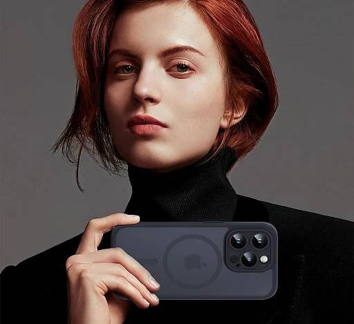iPhone 16 Pro Max, kryt pouzdro obal silikonový MAGSAFE CASE průhledný