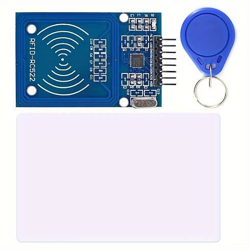 1ks Příslušenství k robotům FRC-522 * Modul čtečky RFID * s Jukeboxem S50, Klíčenka *-522 * RFID modul - Vysokofrekvenční RFID čip pro čtení a zápis * vhodný pro systémy kontroly přístupu *, *, ESP32, *