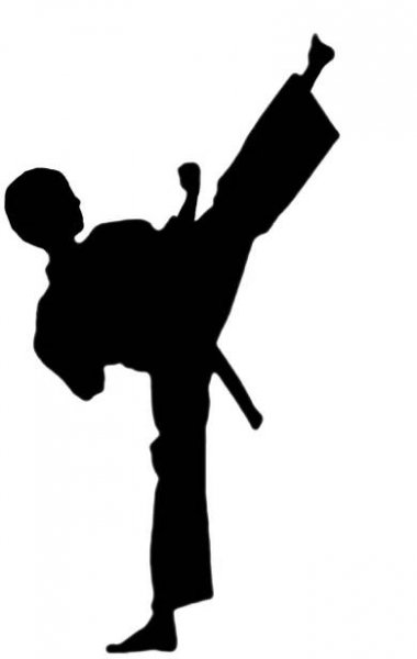 Female karate clipart kid