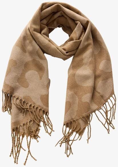 SOFTER JAQUARD - Šála - beige