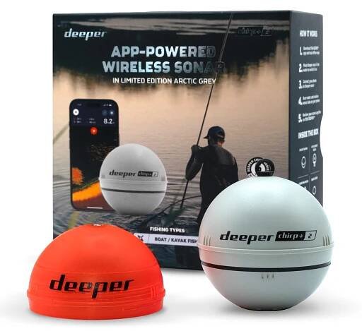 Deeper Nahazovací sonar Fishfinder CHIRP+ 2 Arctic Grey Limited Edition od 8 799 Kč - NajduZboží.cz