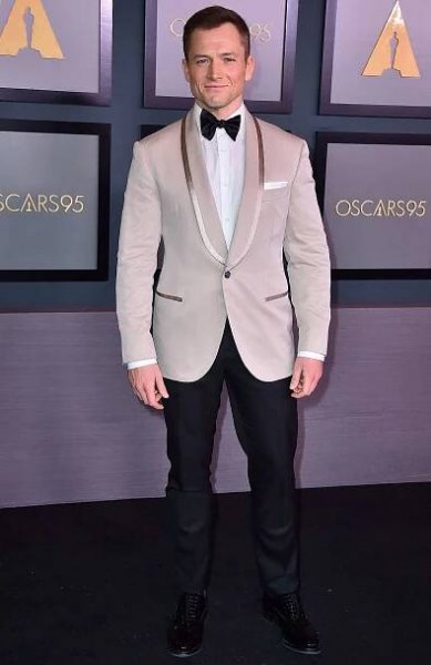 Taron Egerton arrives at the Governors Awards, at Fairmont Century Plaza in Los Angeles 2022 Governors Awards - Arrivals, Los Angeles, United States - 19 Nov 2022