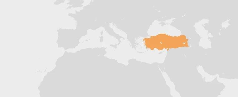 Turecko, počet obyvatel, HDP, inflace, nezaměstnanost, export, import a obchodní bilance, dluh. Mapa globálních oborových příležitostí 2025/2026, souhrnná teritoriální informace