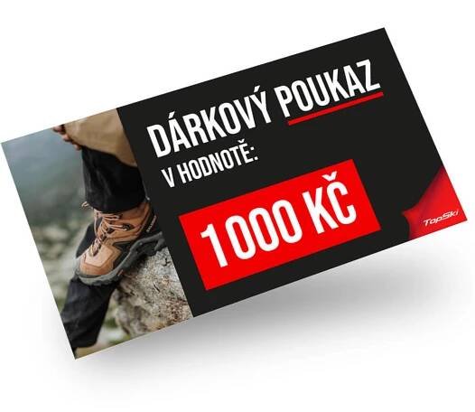 Dárkový poukaz 1000 Kč - Topski.cz