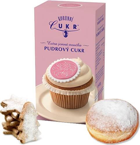 Kurunní cukr Extra jemná moučka pudrový cukr 400 g
