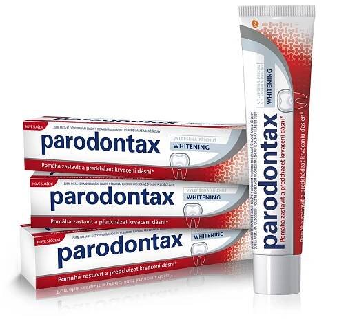 Kde koupit Parodontax Zubní pasta s bělicím účinkem Whitening Tripack 3 x 75 ml 2