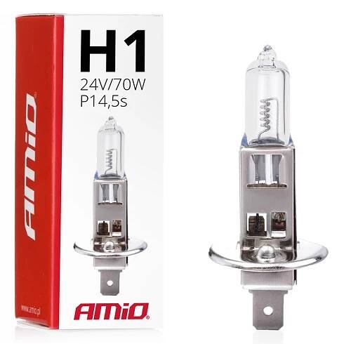 Amio 01482 - Halogenová žárovka H1 24V 70W