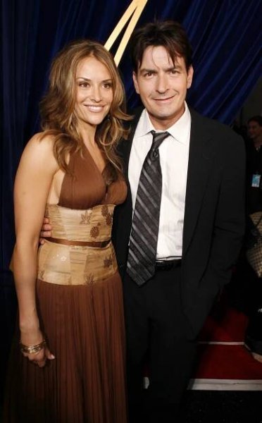 Charlie Sheen and Brooke Mueller.