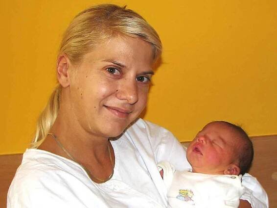 Jana Staňková se synem Davidem
