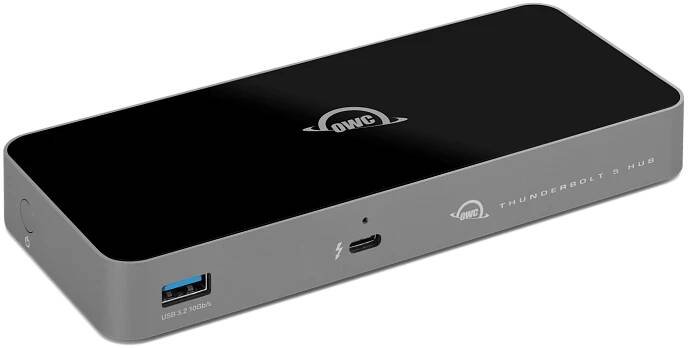 OWC Thunderbolt 5 Hub facing right