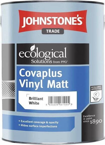 Johnstones Covaplus Vinyl Matt White 5 L