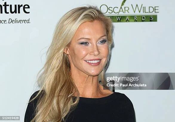 Actress Alison Doody attends the 2016 Oscar Wilde Awards at Bad Robot Studios on February 25, 2016 in Santa Monica, California.