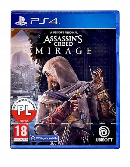 ASSASSIN'S CREED MIRAGE / PS4 / UPGRADE PS5 / DESKA / TITULKY PL