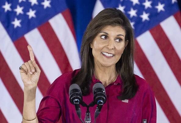 Trumpova republikánská protikandidátka Nikki Haleyová