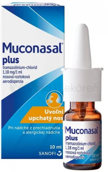 Muconasal® plus 1×10 ml, nosový sprej