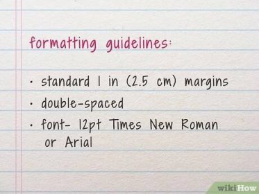 Step 1 Follow the formatting instructions for your assignment.
