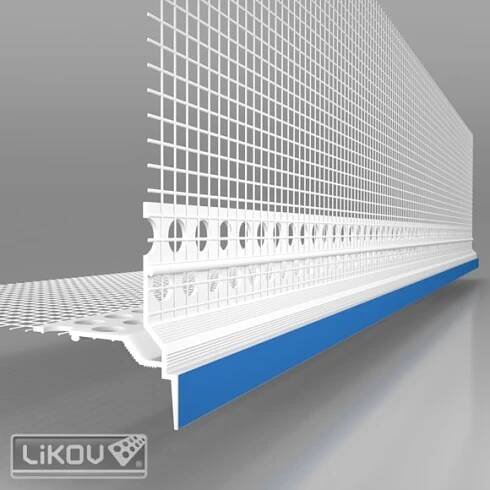 VLTU-2H lišta s přiznanou okapnicí