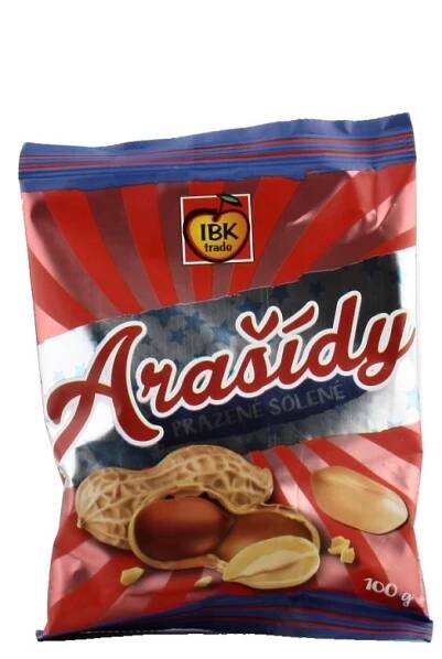 Arašidy pražené solené 100g - Arašidy,suché plody | Maneo s.r.o.