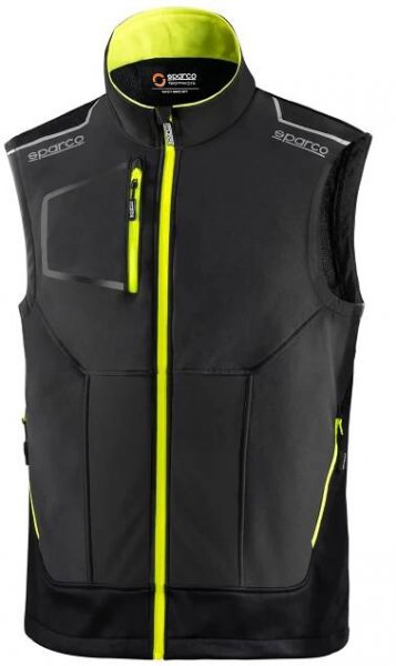 SPARCO ILLINOIS TECH TW šedá pánská softshell vesta