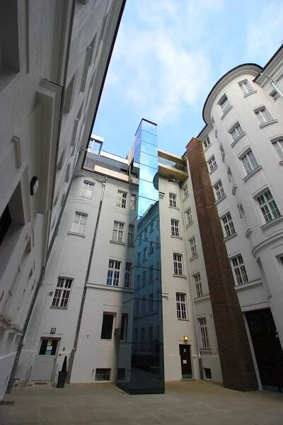 Lift Turm von Glas Fassade SSQ 01