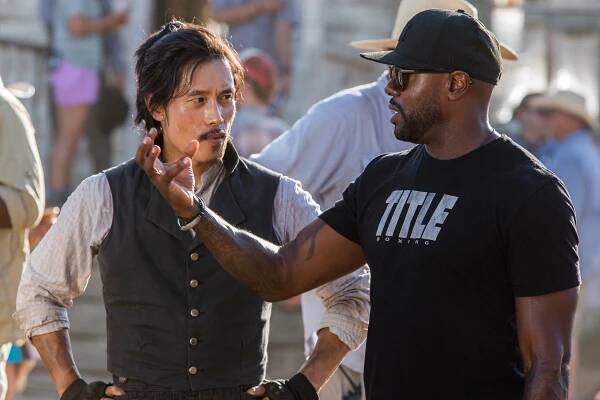Sedm statečných - Z natáčení - Byung-hun Lee, Antoine Fuqua