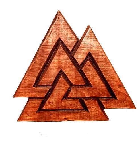 Valknut wall sign