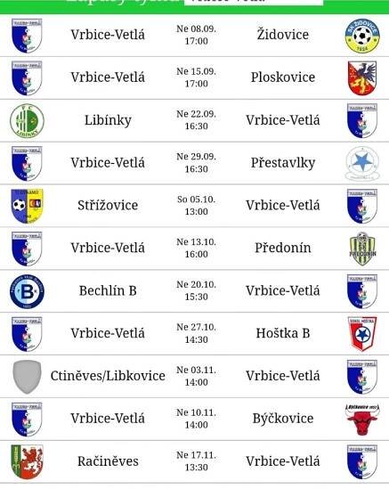 TJ SOKOL VRBICE-VETLÁ: Vrbice