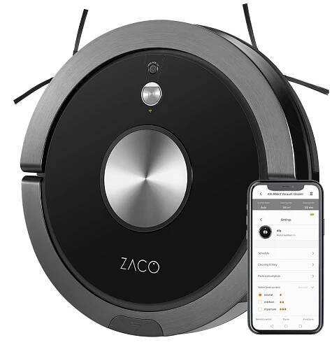 Obrázek produktu pro Robotický vysavač ZACO A9s s funkcí mopování, s aplikací a Alexou - ideální na koberce, chlupy domácích mazlíčků