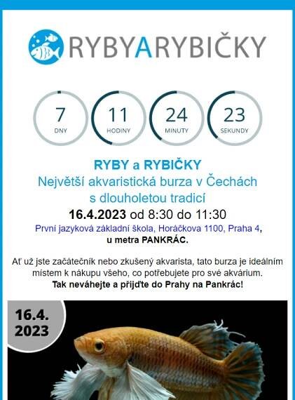 _  Akvaristická burza  Praha/Pankrác  - 16.4.2023