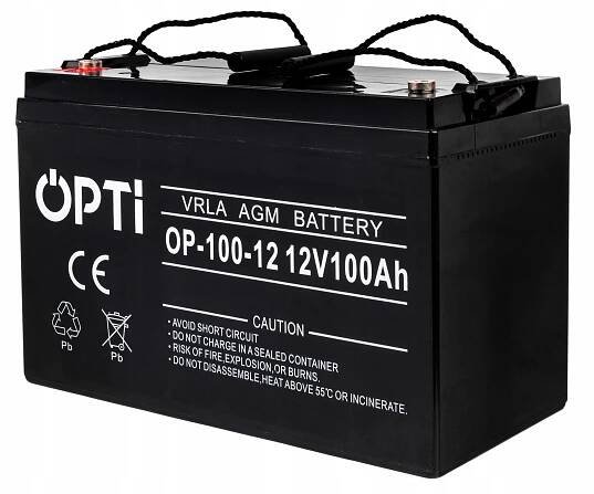 Akumulátor AGM 12 Volt 100Ah OPTI Volt Polsko