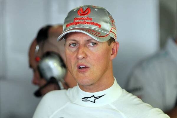 Michael Schumacher během Formule 1 Gran Prix Itálie 2012 — Stock obrázek