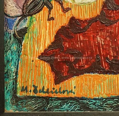 Míla Doleželová / V zahradě - detail aukce « Aukce « Aukční Galerie Platýz