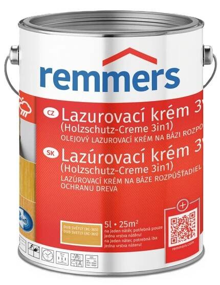 Remmers Lazurovací krém 3v1 5 l