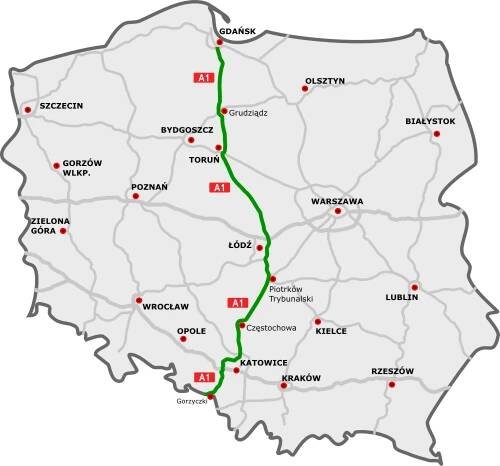 Dálnice A1 (Polsko) - Wikiwand