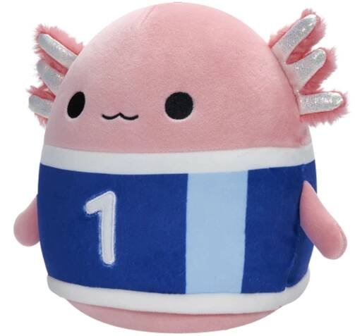 SQUISHMALLOWS Axolotl Archie ve fotbalovém dresu, 20 cm | Dedoles