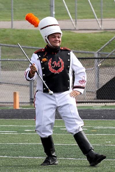 Drum Majors - Massillon Tiger Swing Band