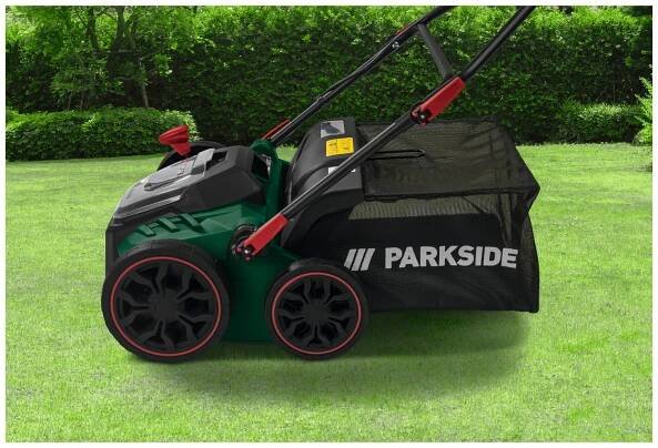 ᐉ PARKSIDE® Aku vertikutátor a provzdušňovač trávníku PLVA 40-Li B1, 2x 4 Ah from Lidl (⭐AKU, ⭐PLVA, ⭐PLVA 40, ⭐PLVA 40