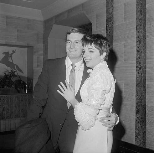Liza Minnelli and Peter Allen at Wedding Reception