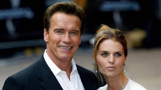 Arnold Schwarzenegger a Maria Shriverová (21. července 2003)
