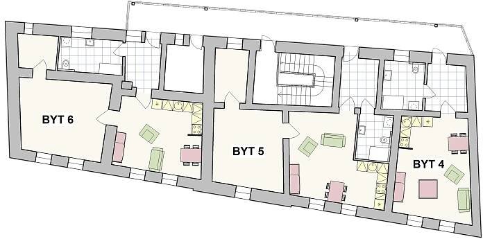 Byty Elišky Krásnohorské - Nové byty Olomouc