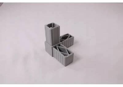 Plastová spojka 3D pro jekl 30x30x2 - sada 4ks