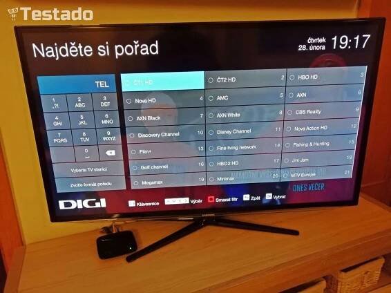 Recenze digitální televize DIGI TV