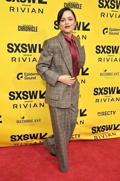 Jenna Ortega at an event for Death of a Unicorn (2025)