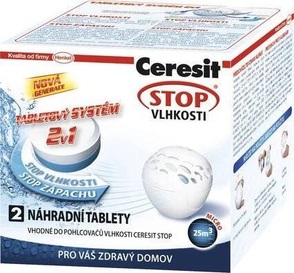 Ceresit Stop Vlhkosti Pearl 2v1 náhradní tablety 2 x 300 g