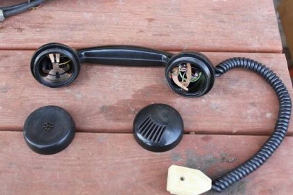 staré telefonní Retro sluchátko